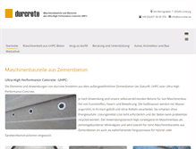 Tablet Screenshot of durcrete.de